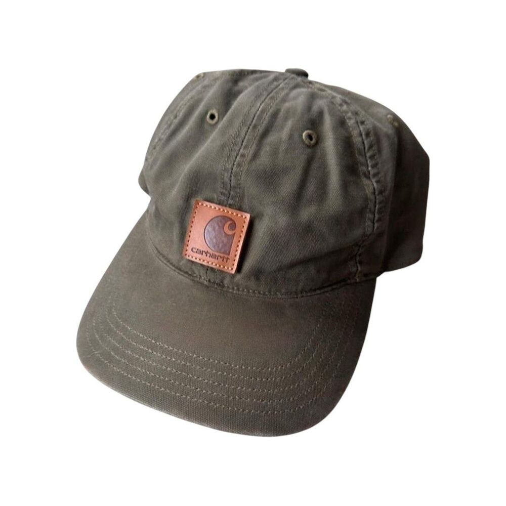 Carhartt Men's Green and Khaki Hat